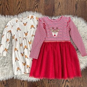 2 Toddler Girl Old Navy & Primark Holiday Dresses